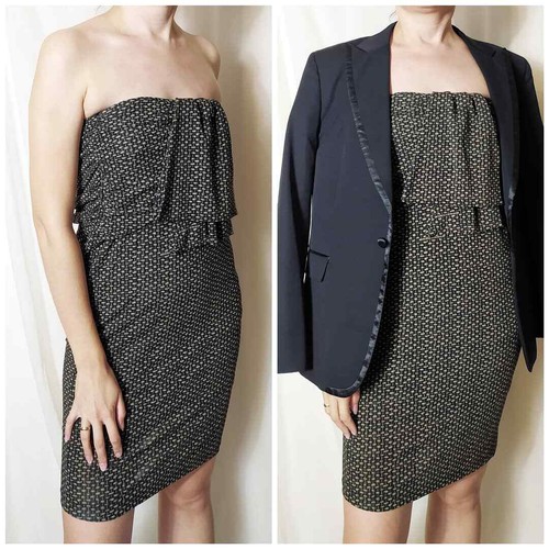 burberry strapless dress