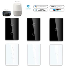 1/2/3 Gang Smart WiFi Light Switch Touch Panel IFTTT Amazon Alexa Google Home US