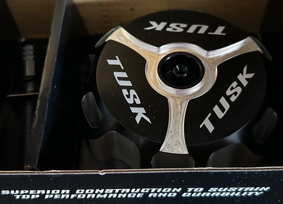 Tusk Gas Cap 2003–2009 Suzuki DR-Z 125 DR-Z125 DRZ125 Fuel Petrol Tank Lid Black - Image 4 of 4