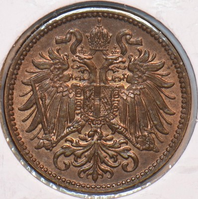Austria 1907 2 Heller Eagle animal 194852 combine shipping