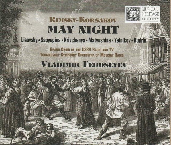 Rimsky Korsakov May Night Opera in 3 Acts Musical Heritage Society Double CD Set for sale online