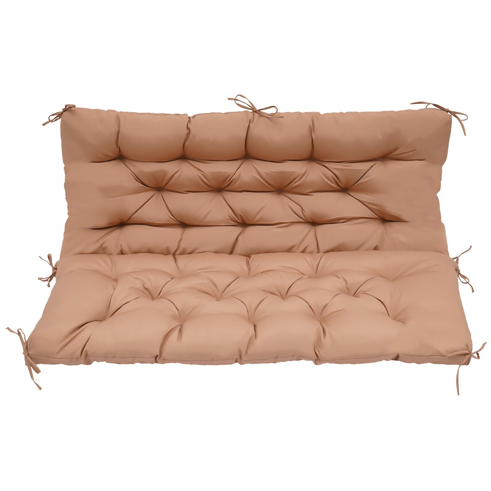 Outdoor Bench Chair Cushion Oxford Cloth Patio Seat Pad 120x100cm