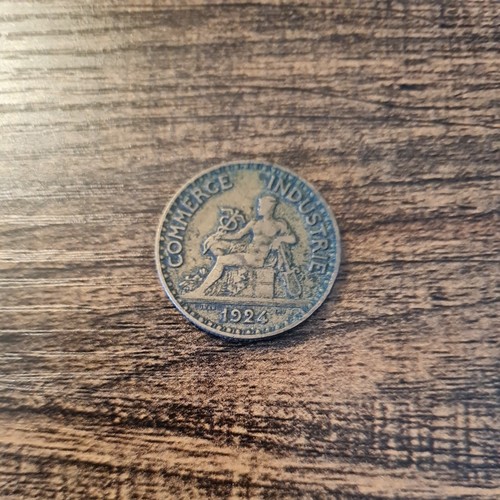 French 🇫🇷 2 Francs 1924 Vf - 第 1/2 張圖片