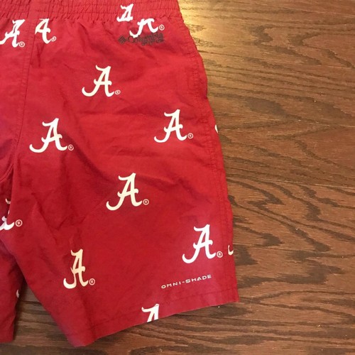 Alabama Crimson Tide Swim Shorts - Red with Logo - Picture 3 of 3