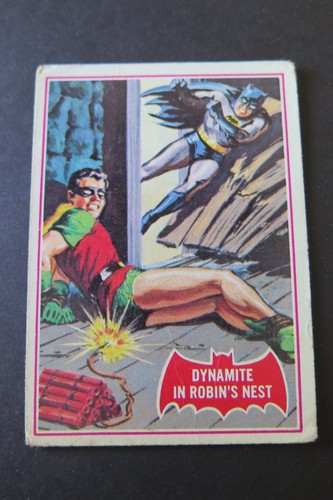 1966 Topps Batman Series A Red Bat Logo Tarjetas individuales tú eliges Completa tu conjunto - Imagen 100 de 139