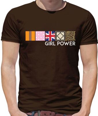 Girl Power - Herren T-Shirt - Spice Band Musik Sportlich Scary Posh Baby