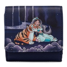 Cartera Loungefly Disney Aladdin Jasmine Castle Series Kisslock envío rápido gratuito