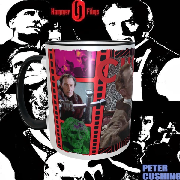 Peter Cushing Horror Hammer Films  11oz Ceramic Coffee Mug  NEW!