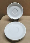 Homer Laughlin Fiesta 6" Saucer NN2 - White Lot of Four (4)