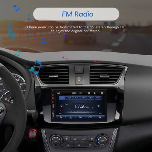 Doppel 2 DIN 7'' Wireless Apple Carplay Autoradio Android Auto USB Bluetooth AUX - Bild 11 von 24