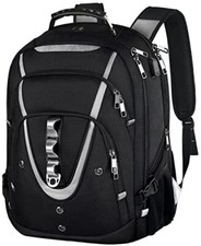 17.3 Laptop Backpack for Men Women, 19  14.6  10.2 Inch Extra 17.3in Black