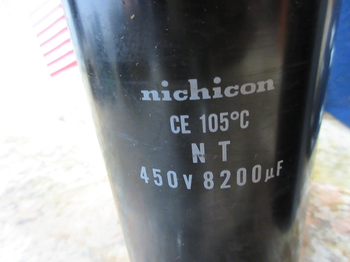 NICHICON CE 105 C NT 450V 8200 UF CAPACTITOR LOT OF 2 PIECES | eBay