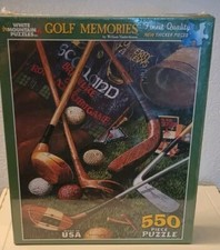 White Mountain 550 Piece Puzzle Golf Memories Brand New In Box Made In USA