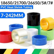 PVC Heat Shrink Tubing Wrap RC Battery Pack 7mm-242mm LiPO NiMH NiCd 18650