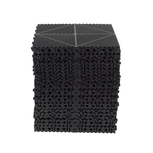 15.75'' x 15.75'' Interlocking Garage Floor Tiles Vented Water Drainage 25/50Pcs - 第 24/26 張圖片