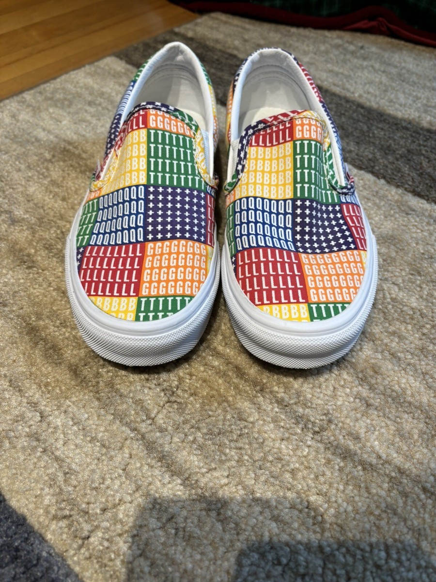 Vans Classic Slip-On Pride Multi True White - Men display picture 3