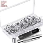 <!--F#f_0-->120x 12mm Eyelet Grommet Washer Eyelets Punch Tool Kit Rod for Canvas Leather<!--F/-->