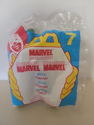 McDonalds Marvel Super Heroes Hulk Figurine 1996 Happy Meal Toy #7