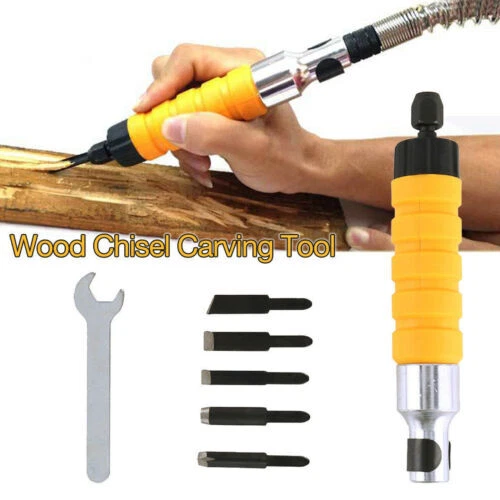Electric Chisel Tool Wood Carving Machine Woodworking Small