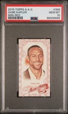 GABE KAPLER 2015 TOPPS ALLEN GINTER RED BORDER MINI /40 PSA 10 GEM POP 1 MG