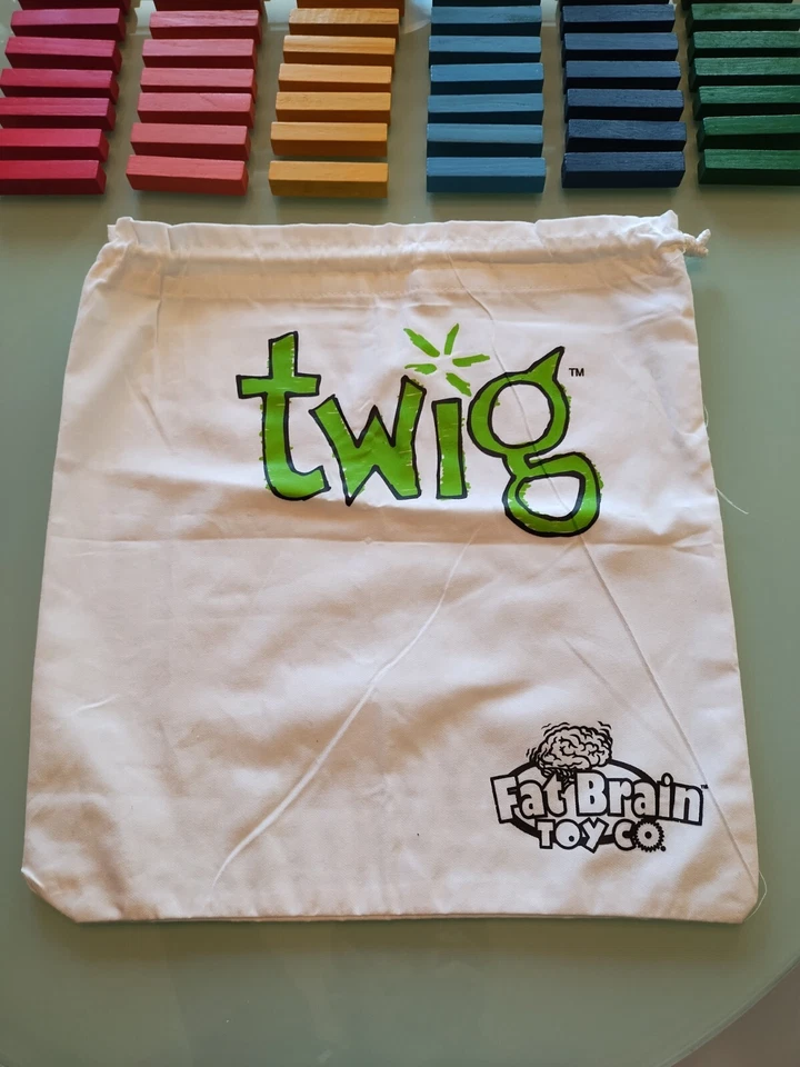 Twig Blocks Building Set by Fat Brain Toy Co. Wood Wooden - Out of Production! - Image 4 of 4