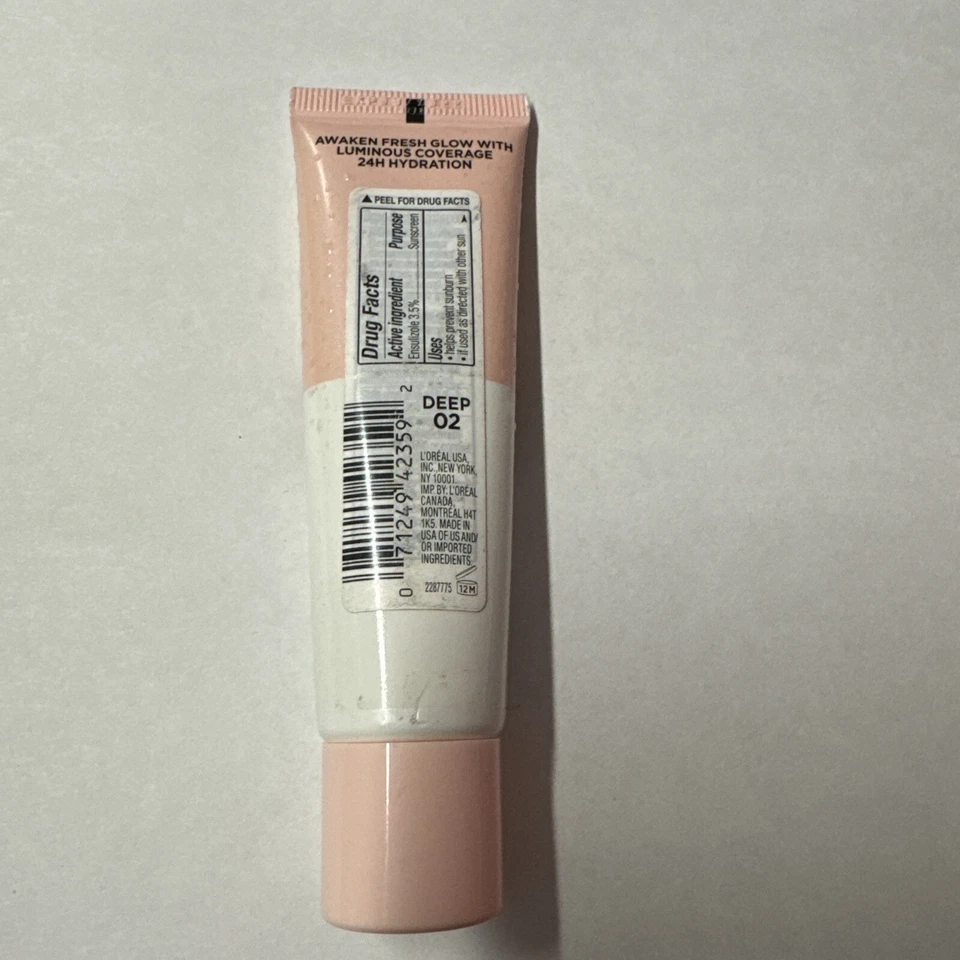 L’oreal Skin Paradise Water-Infused Tinted Moisturizers DEEP 02 expiration 09/22 - Image 2 of 2