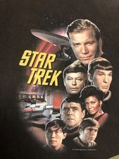 Official Star Trek Retro 60's Sci-Fi Original Crew t-shirt tee CBS size M
