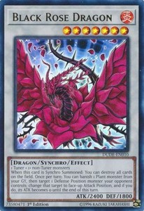 Black Rose Dragon - DUDE-EN010 - Ultra Rare - 1st Edition x3 - Near Mint