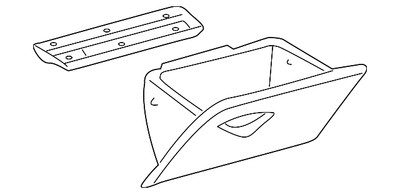 Genuine Ford Glove Box 5S4Z-54060T10-AAB