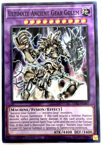 YUGIOH ULTIMATE ANCIENT GEAR GOLEM ASIA ENGLISH EDITION CR04-AE019