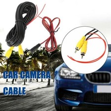 Car Video RCA Extension Cable For Rear View Backup Detection Wire New T2H2 IKL