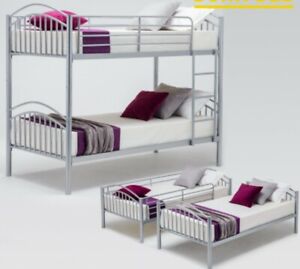 New Single 3ft Twin Bunk Bed Metal, Can Bunk Beds Be Separated