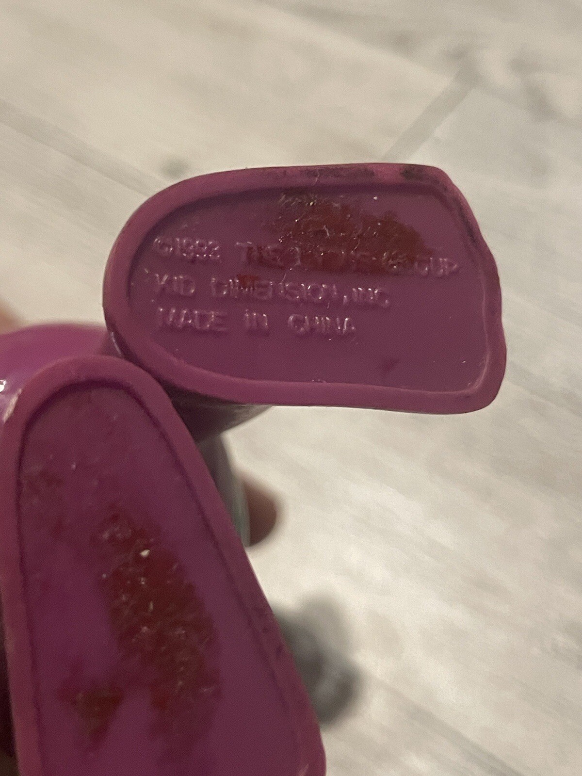 Vintage Barney The Dinosaur Figurine Birthday The Lyons Group Purple