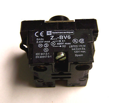Telemecanique ZA2BV6 Illuminated Selector Switch No Bulb New 