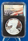 2017-W Silver Proof American Eagle 1 Oz. NGC PF70 Ultra Cameo No Spots