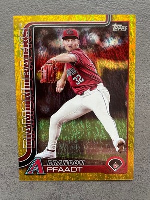 2025 TOPPS - BRANDON PFAADT 07/50, #  182 SERIES ONE MLB ARIZONA DIAMONDBACKS