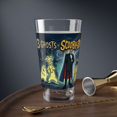 13 Ghosts of Scooby Doo- Pint Glass 16oz- Vincent Van Ghoul, Weerd, Bogel