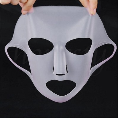 2x Silikon Gesicht feuchtigkeitsspendende Maske für Blatt Maske Cover Skin Care