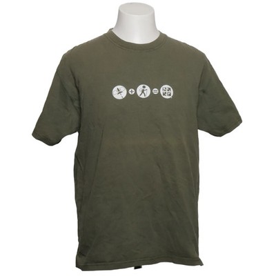 Port & Company, T-shirt, Größe: L, Grün, Baumwolle, Print, Herren #Acd