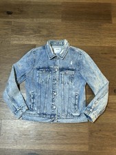 Old Navy Denim Jean Jacket Distressed Women  s Size S/M