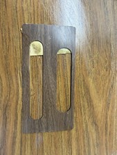 1968 Lemans Automatic Console Wood Inlay Trim 1