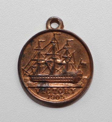超希少 British Historical Medals アンティーク 1905 HMS Victory Medal B.F.S.S.-Nelson Centenary Contains Victory