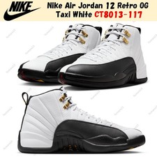 Nike Air Jordan 12 Retro OG Taxi White CT8013-117 Men's Size