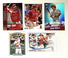 MIKE TROUT - 2013 TOPPS - BASE, INSERTS  ('72 Mini, Chasing Dream, Spring Fever)