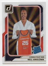 NELL ANGLOMA 2026 PANINI DONRUSS WNBA RATED ROOKIE WHITE LASER RC #/75 SUN