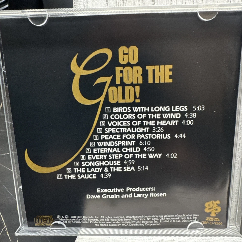 Go For The Gold! - GRP Digital Sampler - CD - 1988 - Jazz Rock - Dave Grusin Foto 3 de 4