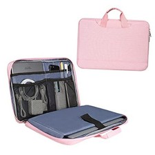 Laptop Sleeve TSA Case for Women Ladies Bag for Macbook Pro 16" 15.6 Inch Pink