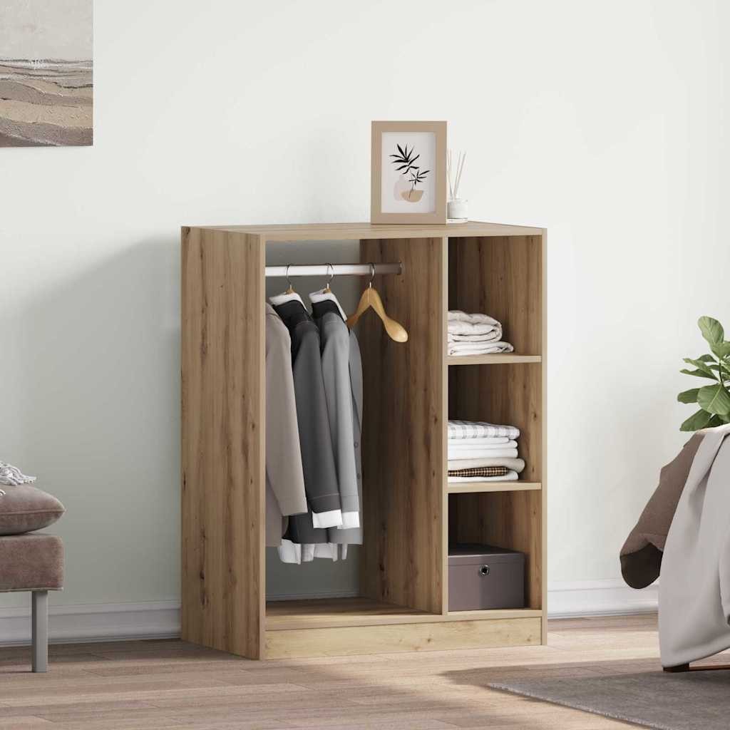 Mobile Guardaroba Rovere Artigianale 77x48x102cm - Design Scandinavo