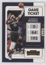2021-22 Panini Contenders Game Ticket Bronze D'Angelo Russell #93 0r14