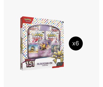 Pokemon TCG 151 Alakazam ex Collection Box Sealed (case/6) | eBay